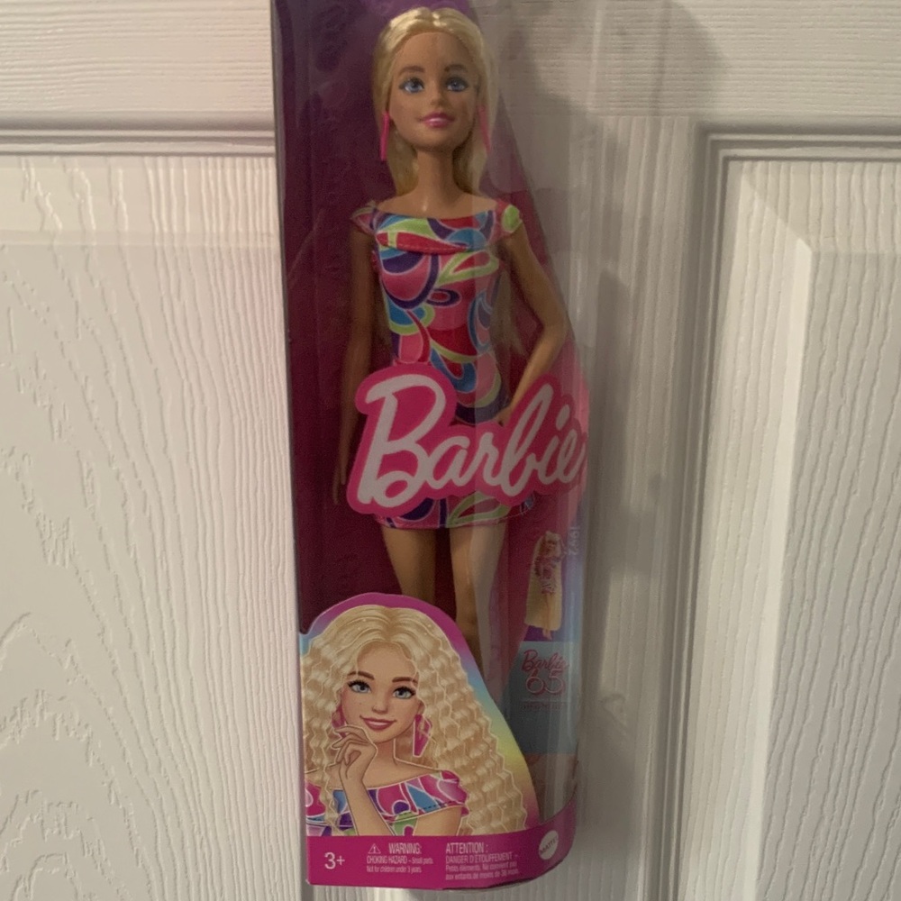 Barbie in Pink and Purple Swirl Dress